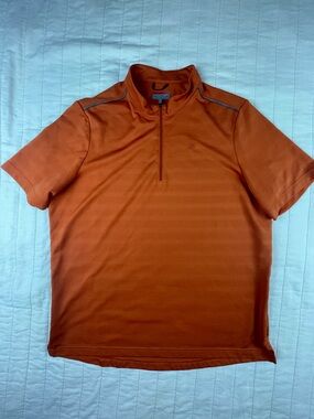 Novara Men's Short Sleeve Cycling Shirt in Rust Orange XL